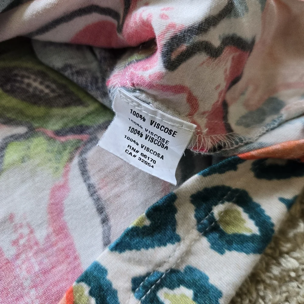 Blank London Anthropologie Top Womens S Colorful Floral Jersey - Picture 7 of 10